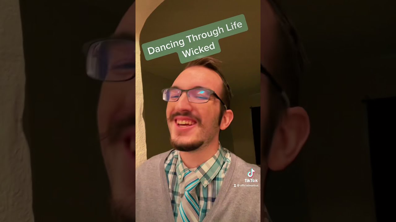 Dancing Through Life from Wicked - Mortius Cover #shorts #sing #tenor #wicked