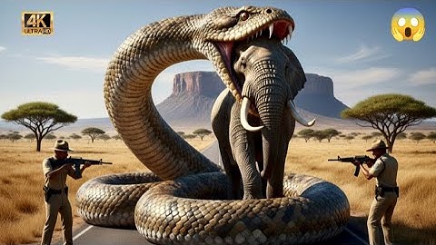 Brave Heroes Save Elephant From Deadly Giant Python 🐘🐍 | Unbelievable Rescue! #rescue