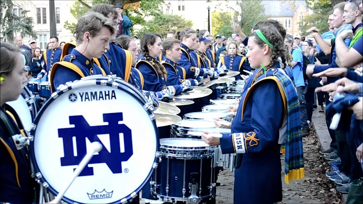 ND Drumline Sectional Stanford Game 15 Oct 2016