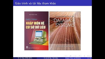 Bài giảng cơ sở dữ liệu: 01 - Giới thiệu môn học