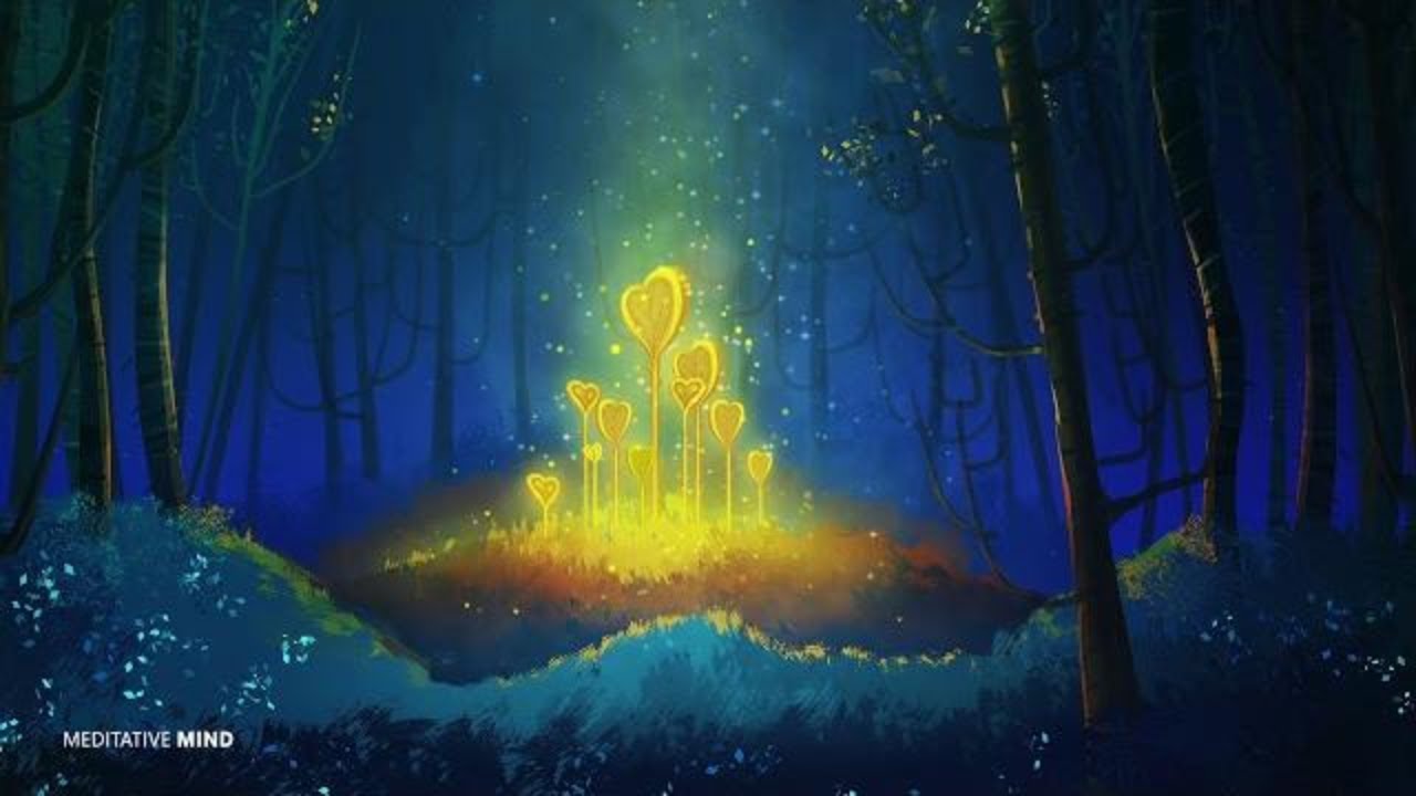 Mystical Forest Cavern  639Hz  852Hz  Embrace Love  Let Go of Overthinking and Worries