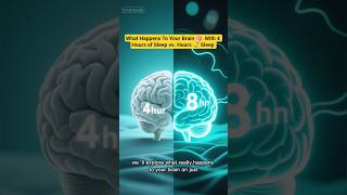 What Happens To Your Brain 🧠  With 4 Hours of Sleep Vs HOURS 😴 Sleep