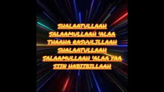 sholawat rindu rasul versi malam minggu |lirik #sholawat #versi malamminggu #lirik