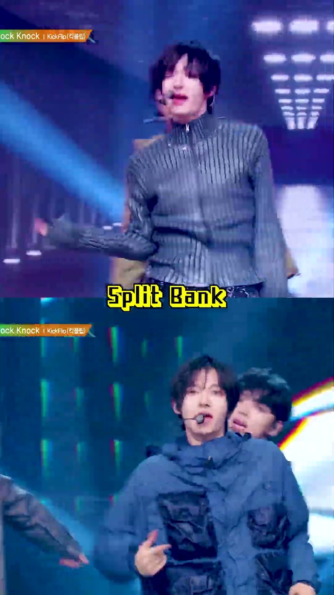 KickFlip - Knock Knock #SplitScreen #SplitBank #MusicBank #Shorts | KBS WORLD TV
