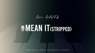 Lauv, LANY - Mean It (stripped) Piano Inst \& Piano Cover