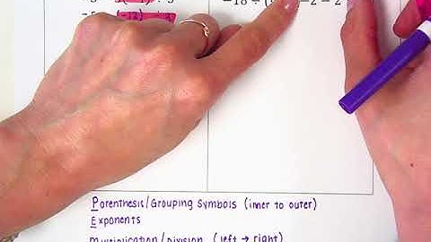 Order of Operations with Rational Numbers