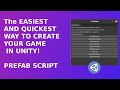 EASY and the QUICK tools to USE IN UNITY! | 2D tools of Prefab Script