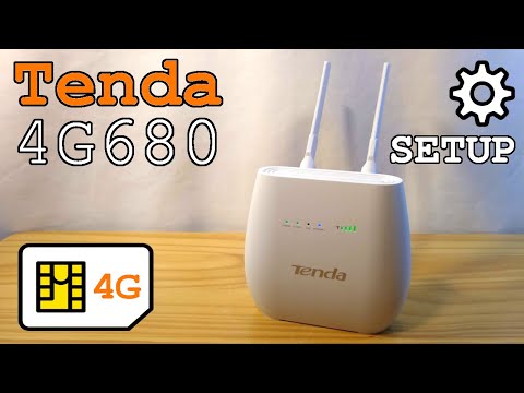 Tenda 4G680 Router 4G • Unboxing, installation, configuration and test