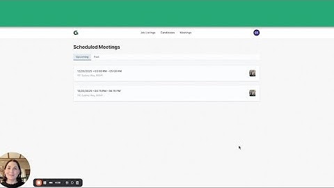How to Watch Applicant Videos and Schedule Meetings on Geek