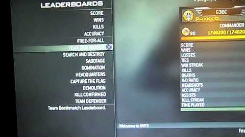 Entering 10th Prestige on Mw3
