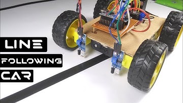 How To Make Line Follower Robot Using Arduino nano & L298N - DIY Burner