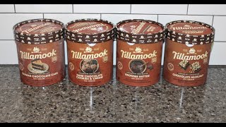 Tillamook Ice Cream: German Chocolate Cake, Cookies \& Cream, Brownie Batter, Chocolate Hazelnut