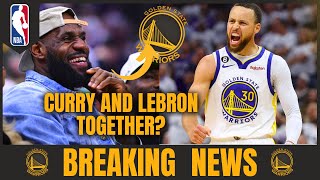 🔥JUST HAPPENED!😱THE STAR REVEALS THAT HE WANTS CURRY AND LEBRON TOGETHER! GOLDEN STATE WARRIORS NEWS