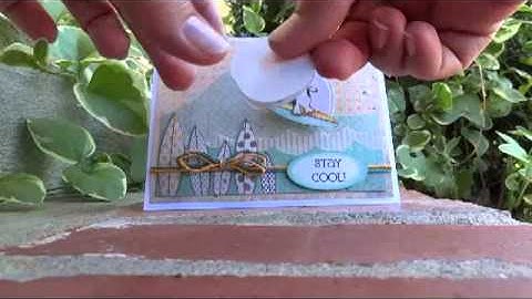 Inky Wobbles Card in Action