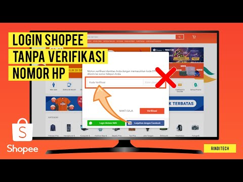 Cara Login Shopee Tanpa Kode OTP ke Nomor HP