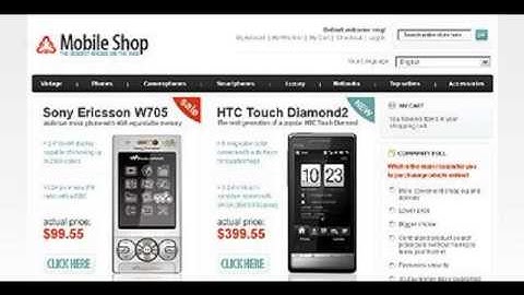 Preview White Mobile Store Magento Theme by Di TMT