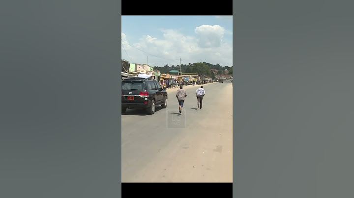A drive Through President Museveni's Convoy #ugfiles