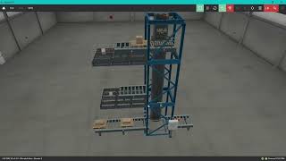 Two-Level Automated Sorting Elevator