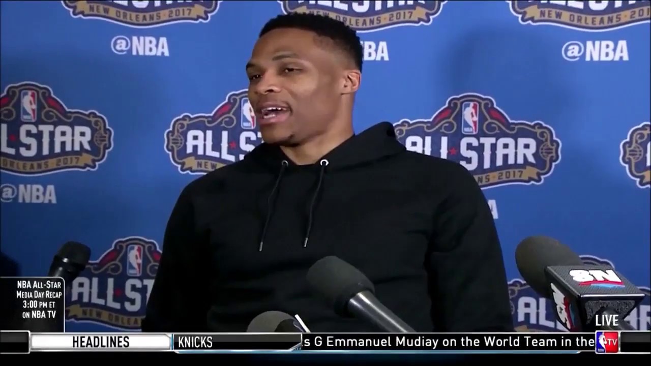 Russell Westbrook keeping it real with Jarrius Robertson