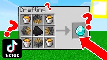 New TikTok Minecraft Hacks That Actually Work Compilation #3