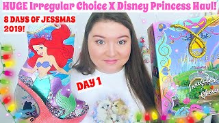 HUGE IRREGULAR CHOICE X DISNEY PRINCESS HAUL! SHOOK! |8 DAYS OF JESSMAS, DAY 1| 2019