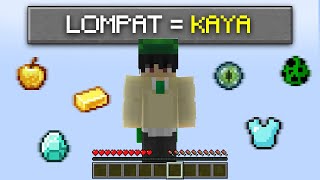 Ketika Lompat Di Minecraft Membuat Mu Kaya Di Dunia Oneblock