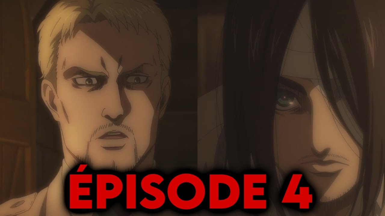 SNK saison 4 épisode 4 ! MAIS QUEL EPISODE DE OUF !!!! QUELLE FIN !!! 😁