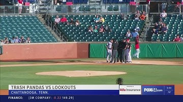 Trash Pandas walk their way to a 5-1 win over Chattanooga