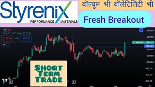 Styrenix Performance Materials Ltd (NSE:STYRENIX) With Chart📈 Analysis. BreakoutTrade #VolumeTrade