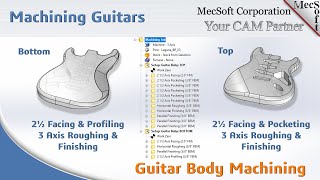 August 2021 Open Webinar: Tips & Techniques for Machining Guitars in MecSoft CAM