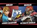 Captain's Quarters Losers Quarters - T1 | MkLeo (Link) Vs. HPT | Rickles (Ganondorf) SSBU Singles