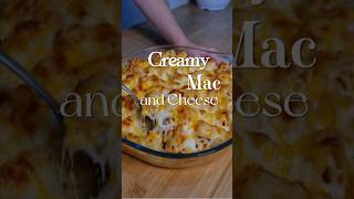 Creamy macaroni and cheese.