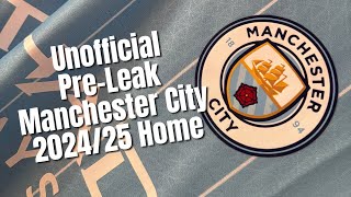 SSDays.com Pre Leak Manchester City's 2024/25 Home Kit Revealed! 🔵⚽️