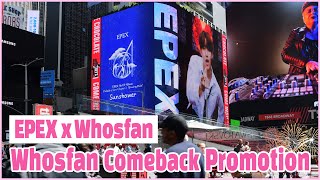 EPEX (이펙스) Sunshower 뉴욕 타임스퀘어 광고 | Whosfan Promotion