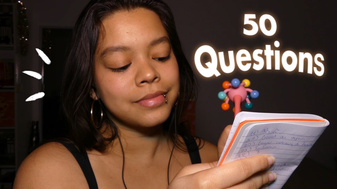 ASMR INTERVIEW | 50 nouvelles questions (et un stylo rigolo)✒️