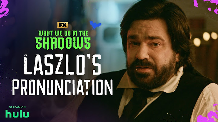 The Best of Laszlo's Perfect Pronunciation | What We Do in the Shadows | FX