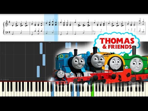 Музыка Из Мультика Про Паровозики. Томас И Друзья. Пианино. Thomas The Train Piano.