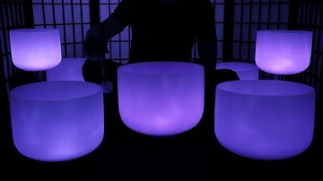 432Hz - 3 Hour Crystal Singing Bowl (NO ADS) Healing Sound Bath for Deep Sleep and Meditation