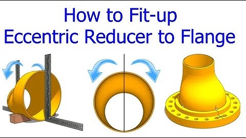 ECCENTRIC REDUCER TO SLIP ON FLANGE FIT UP