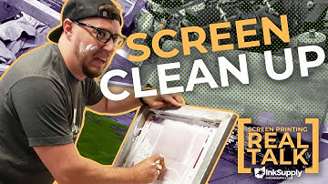 Screen Clean Up | Screen Printing Real Talk