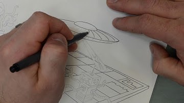 Inking the 2-Point Perspective Board Game