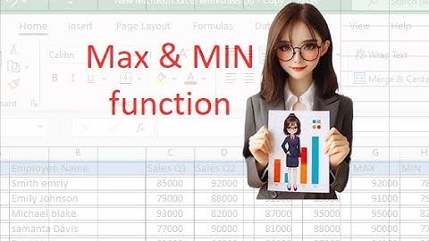 Excel Essentials: Finding Max & Min Sales