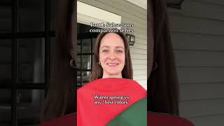 Warm spring vs. My best colors! #coloranalysis Net Worth