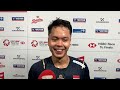 Anthony Sinisuka Ginting vinder i første runde