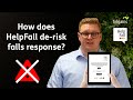 How does the HelpFall Post Falls Decision Support Tool de-risk falls response?