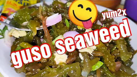 Guso salad (native seaweed) | How to prepare