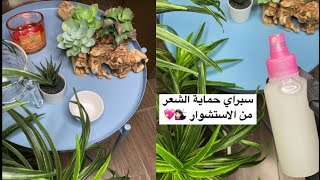 سبراي حماية الشعر من الاستسشوار بمكونات طبيعية غير ضارة ✨ خلطات جدتي