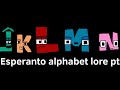 Esperanto alphabet lore pt 2
