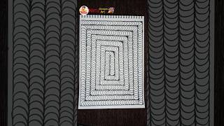Day 446 - Doodle Art Tutorial Drawing Easy #doodle #zentangle #easy #art #trend #viral #short vedio