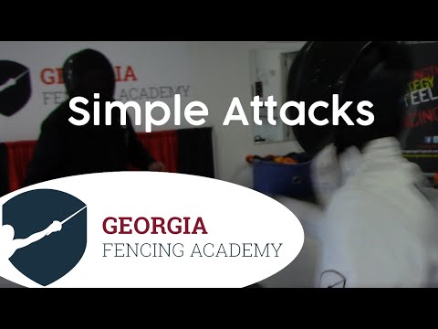 Fencing Lesson: Simple Attacks